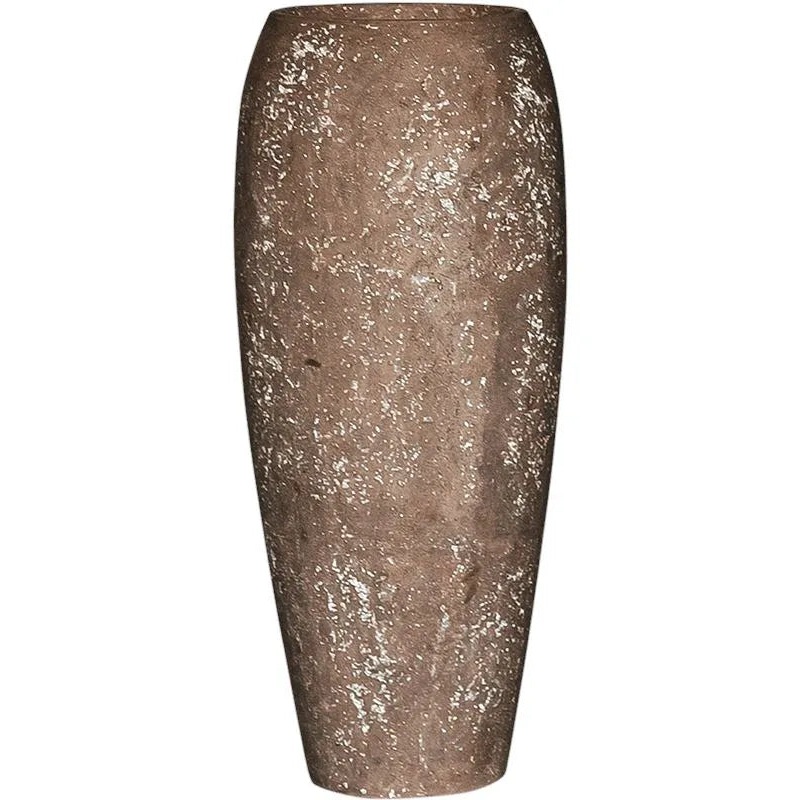 Baq Polystone Coated Plain Plant Pot 90cm Height 24cm Dia Emperor Rock (with liner)