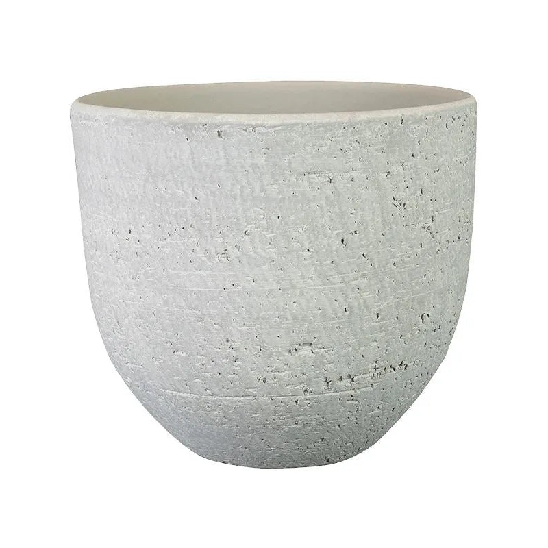 Cas Plant Pot 13cm Height 13cm Dia Pot Cool Grey