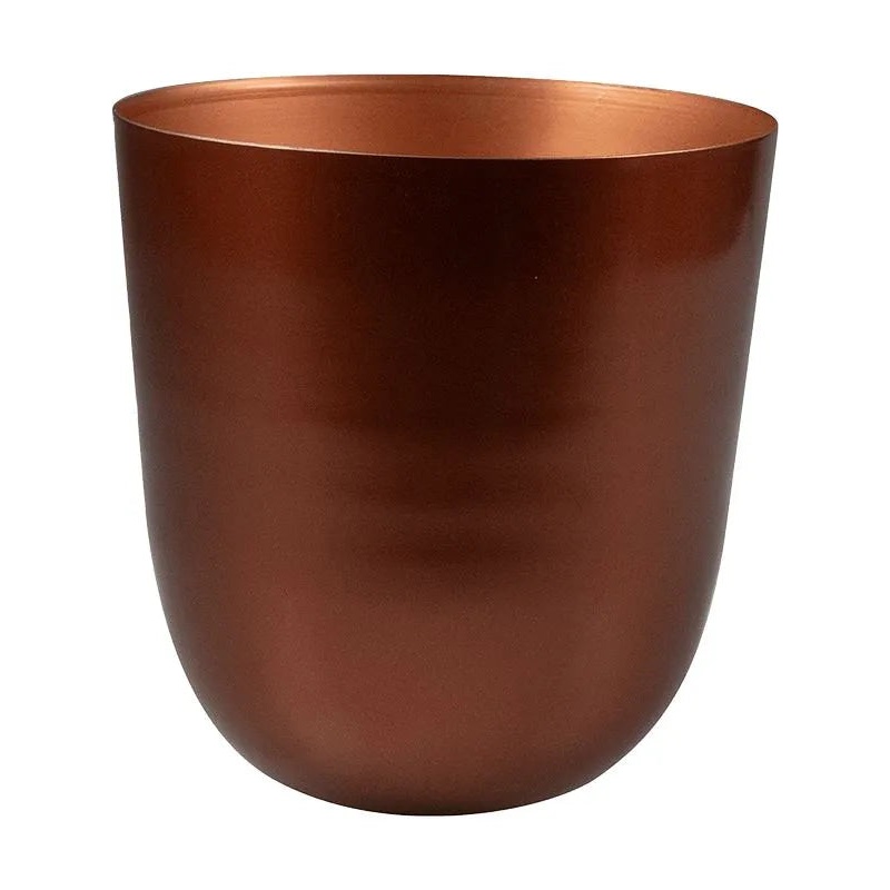 Mayk Plant Pot 19cm Height 17.5cm Dia Pot Copper