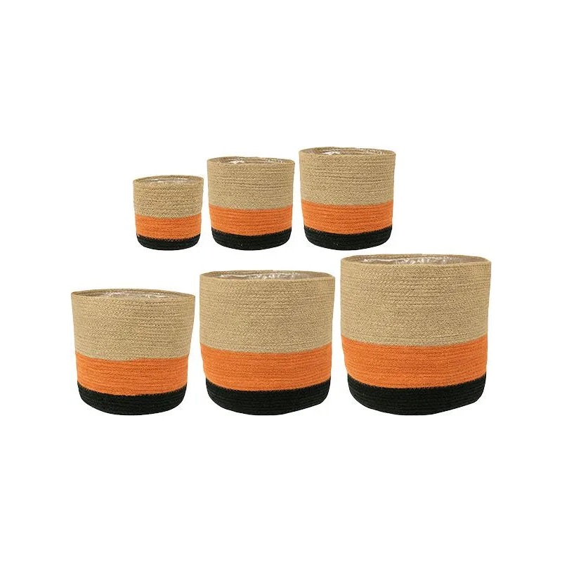 Megan Plant Pot 28cm Height cm Dia Pot Pumpkin (set of 6)