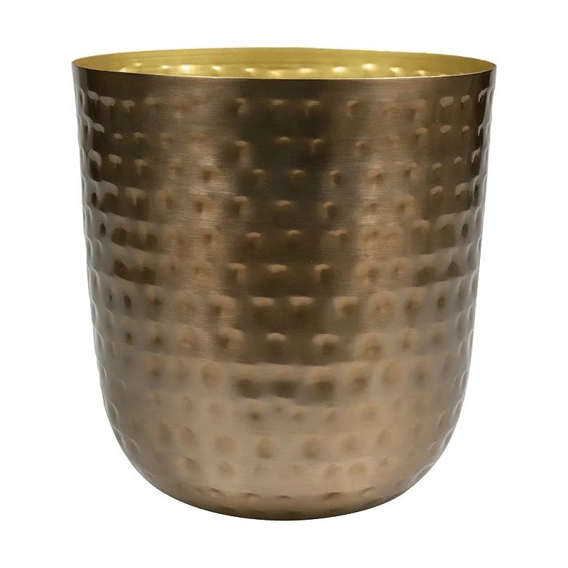 Mayren Plant Pot 31cm Height 30.5cm Dia Pot Gold
