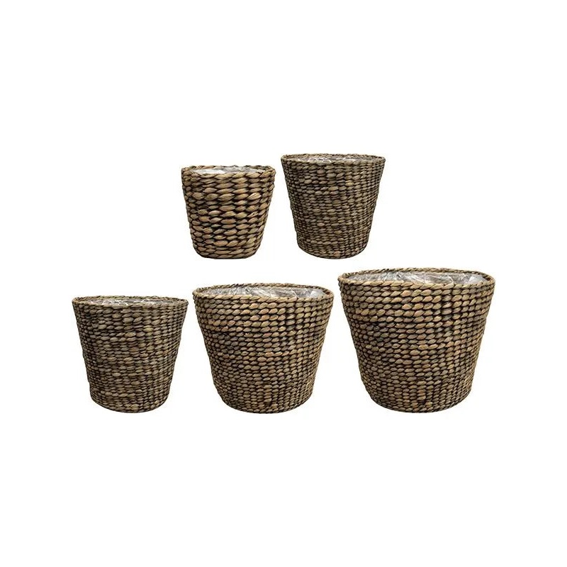 Ritse Plant Pot 32cm Height cm Dia Pot Brown (set of 5)