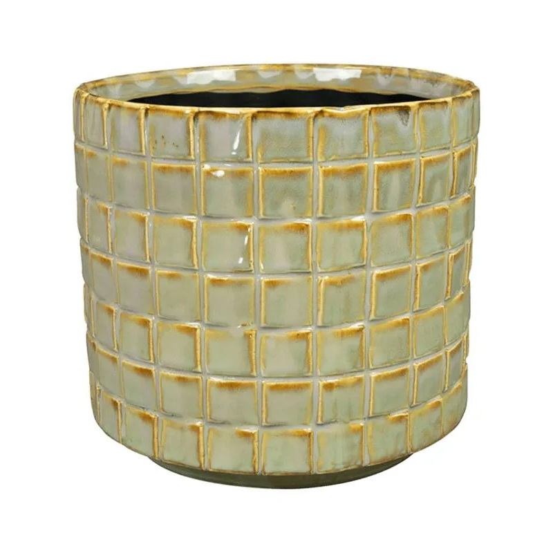 Stian Plant Pot 17cm Height 16cm Dia Pot Soft Jade