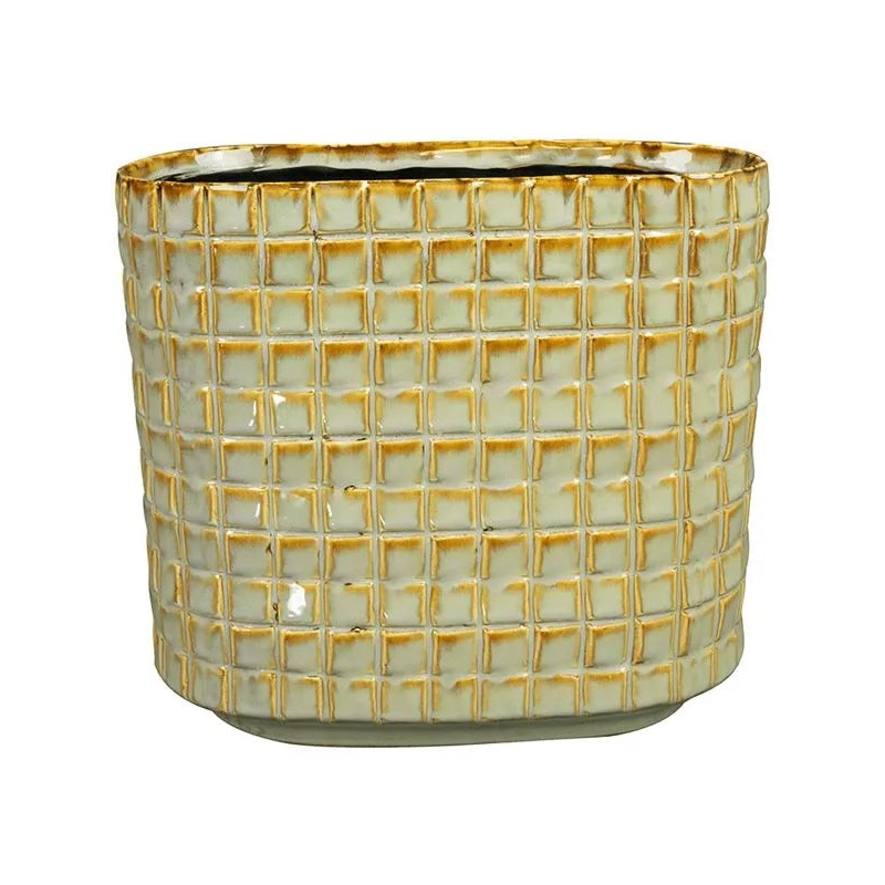 Stian Plant Pot 24cm Height 11cm Dia Planter Soft Jade