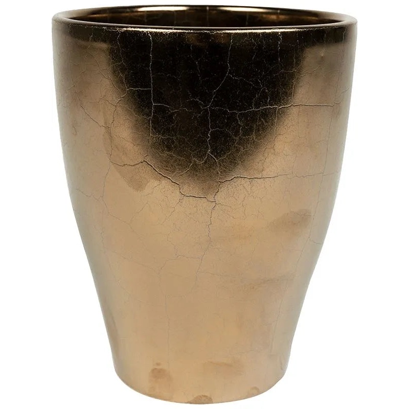 Sven Plant Pot 17cm Height 12cm Dia Pot Gold