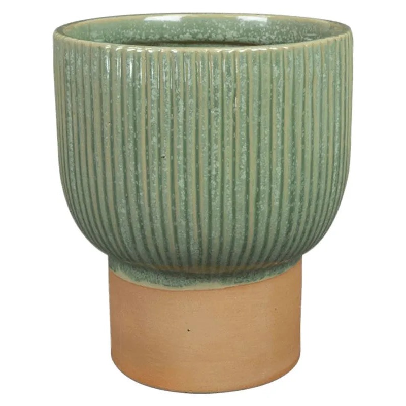Larisa Plant Pot 21cm Height 15cm Dia Pot Mint