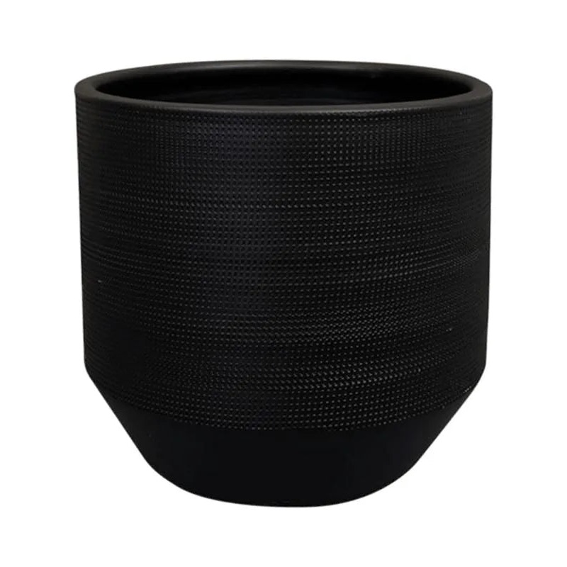 Norell Plant Pot 16cm Height 15cm Dia Pot Black