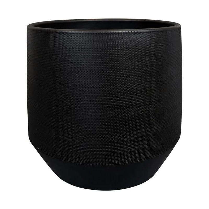 Norell Plant Pot 30cm Height 29cm Dia Pot Black