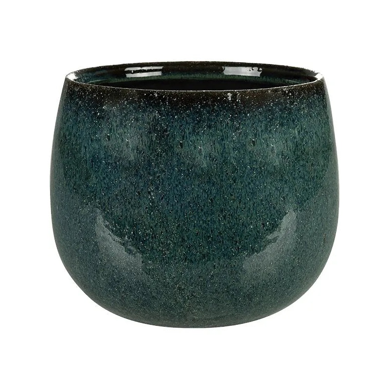 Odile Plant Pot 17cm Height 17cm Dia Pot Petrol