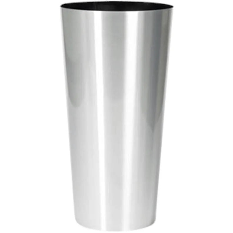 Alure Conica Plant Pot 78cm Height 38cm Dia Aluminium brushed lacquered