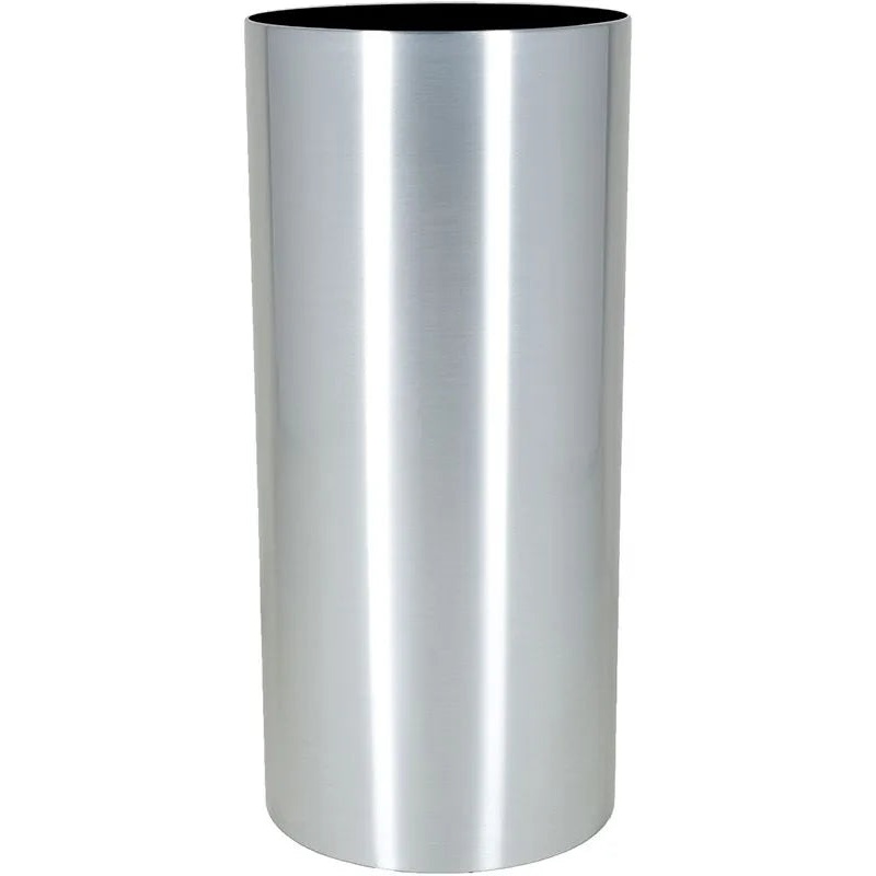 Alure Pilaro Plant Pot 90cm Height 40cm Dia Aluminium brushed lacquered