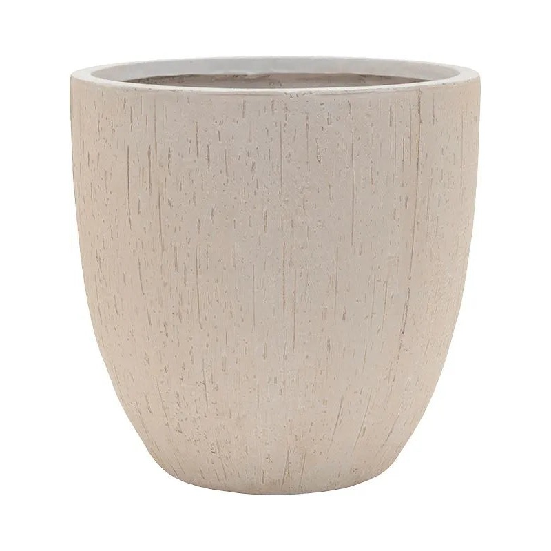 Baq Raindrop Plant Pot 43cm Height 39cm Dia Couple Beige
