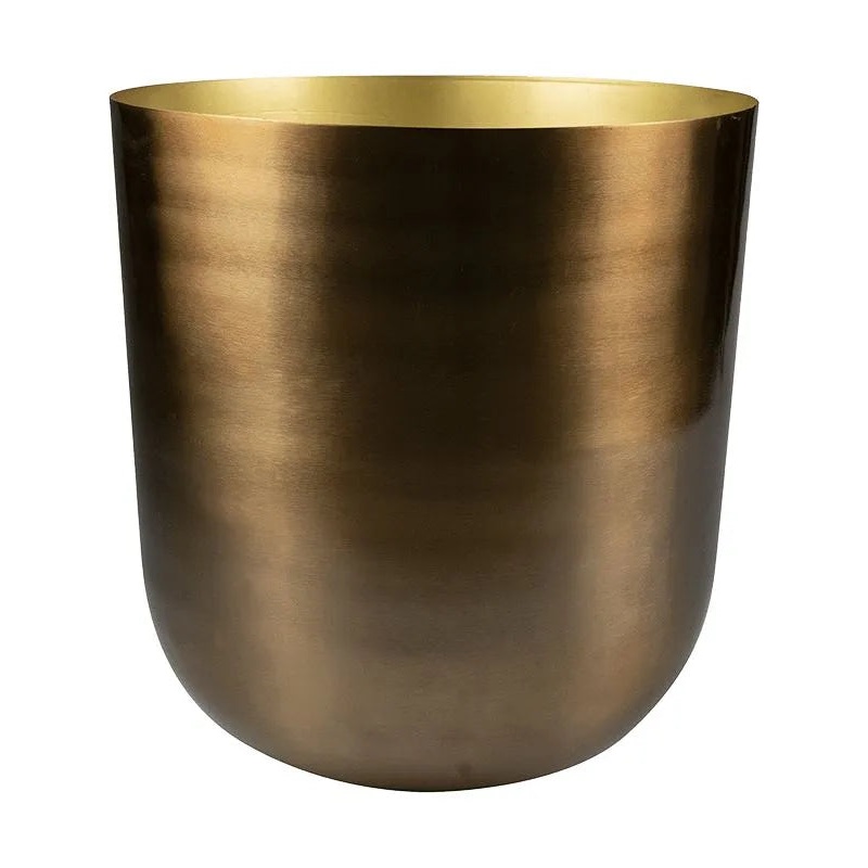 Mayk Plant Pot 23cm Height 22.5cm Dia Pot Gold