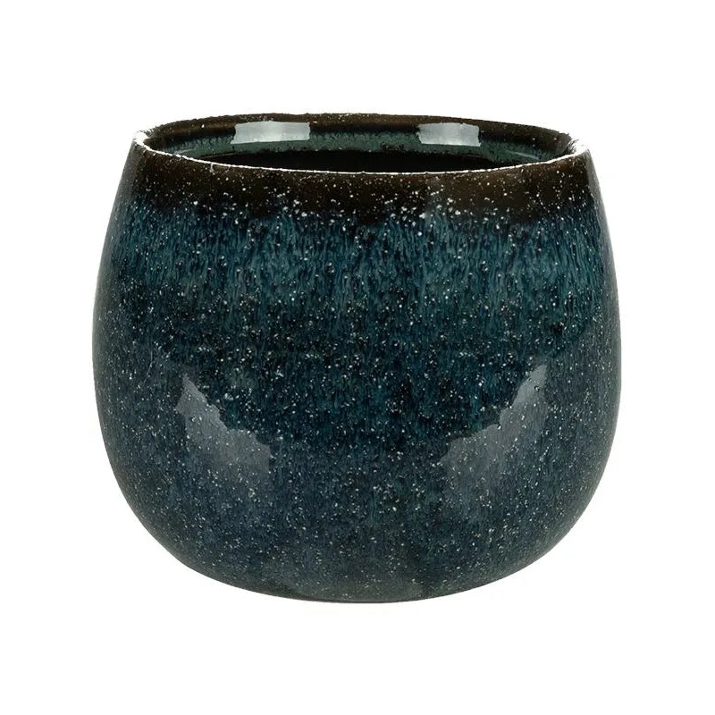 Odile Plant Pot 9cm Height 9cm Dia Pot Petrol