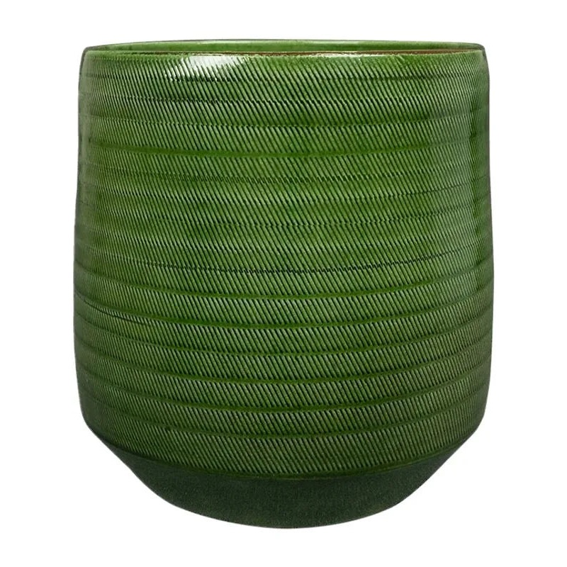 Remi Plant Pot 25cm Height 18cm Dia Pot Green