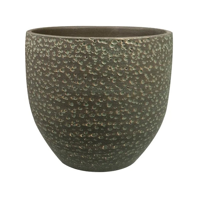 Rinca Plant Pot 26cm Height 26cm Dia Pot Shiny Green