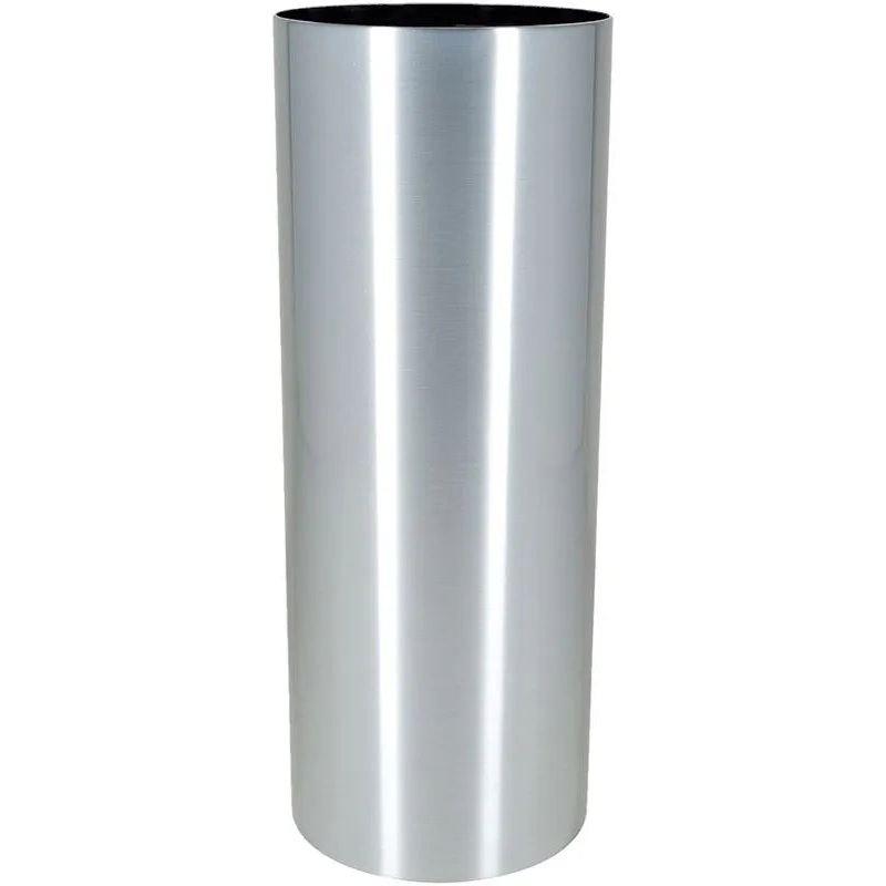 Alure Pilaro Plant Pot 105cm Height 40cm Dia Aluminium brushed lacquered