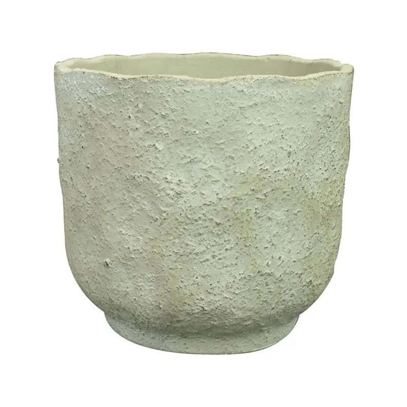 Dave Plant Pot 18cm Height 17cm Dia Pot Cool Grey