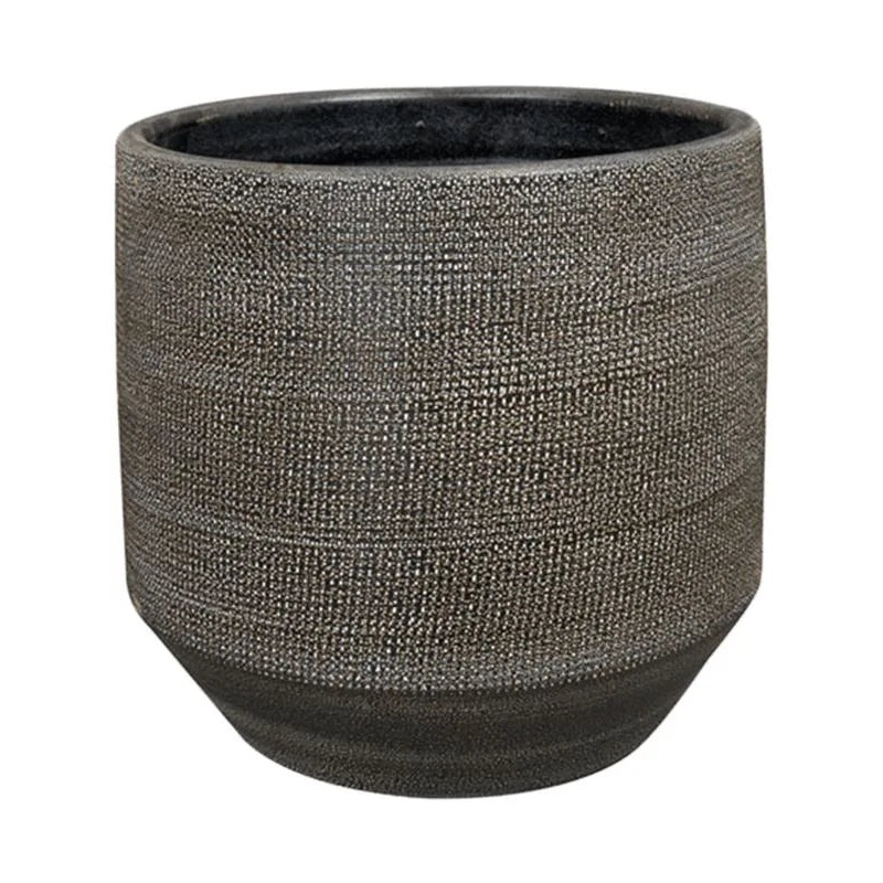 Norell Plant Pot 16cm Height 15cm Dia Pot Latte Brown