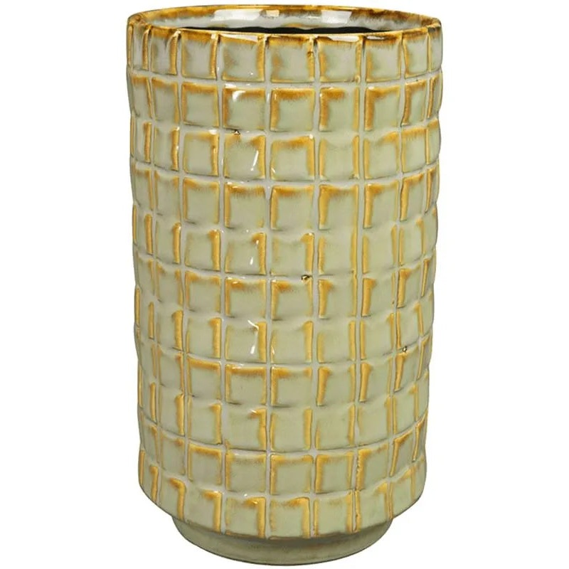 Stian Plant Pot 24cm Height 12cm Dia Pot Tall Soft Jade