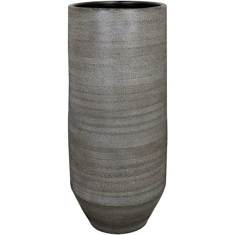 Norell Plant Pot 70cm Height 28cm Dia Pot Tall Latte Brown