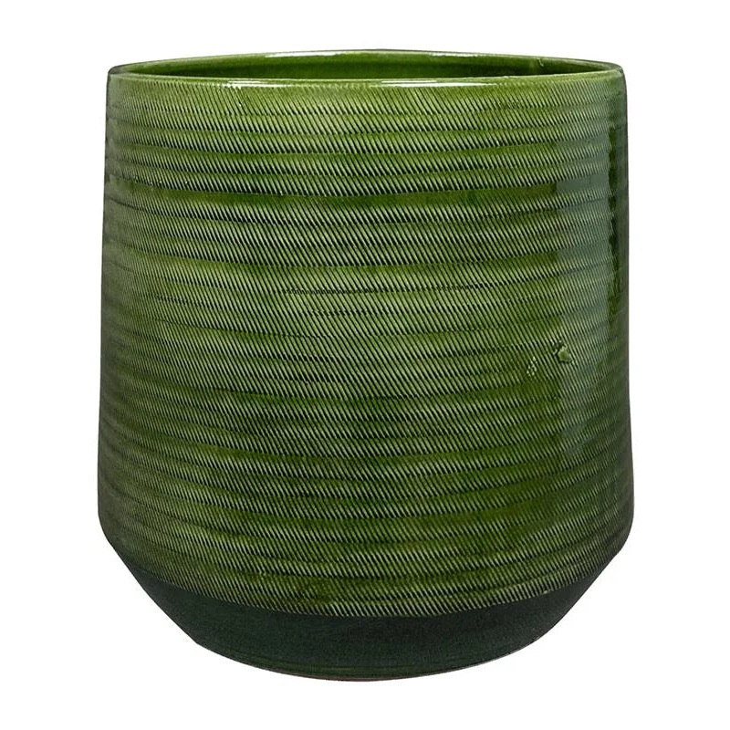Remi Plant Pot 28cm Height 23cm Dia Pot Green