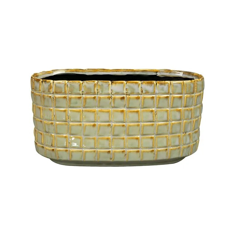 Stian Plant Pot 13cm Height 11cm Dia Planter Soft Jade