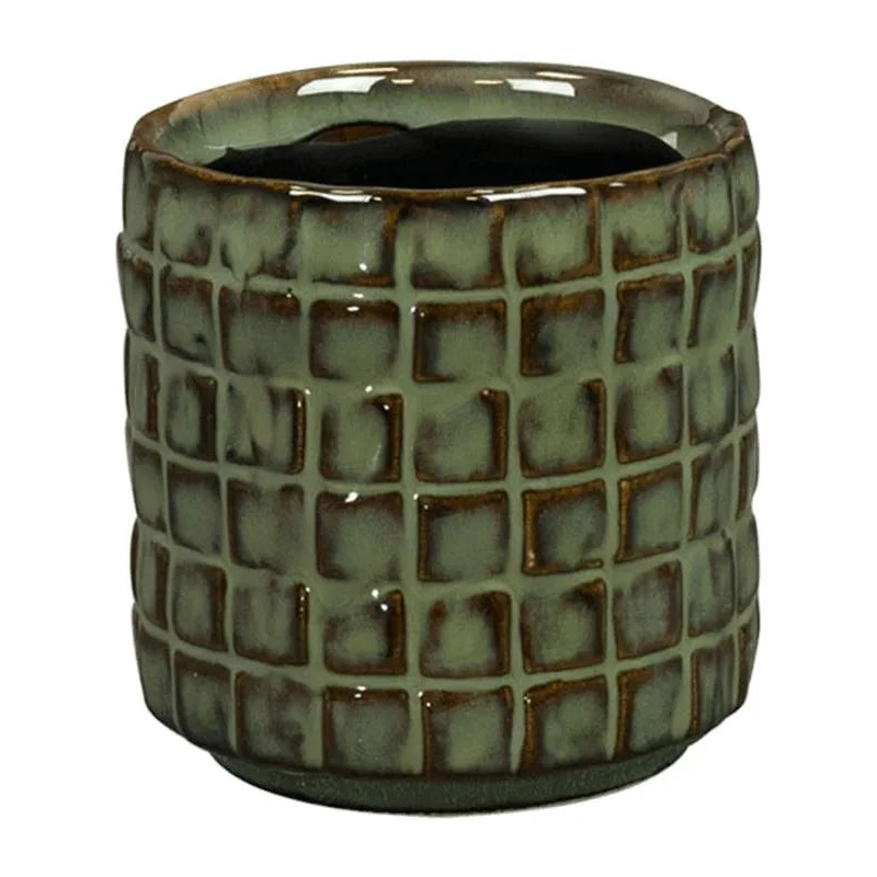 Stian Plant Pot 7cm Height 6cm Dia Pot Moss Green