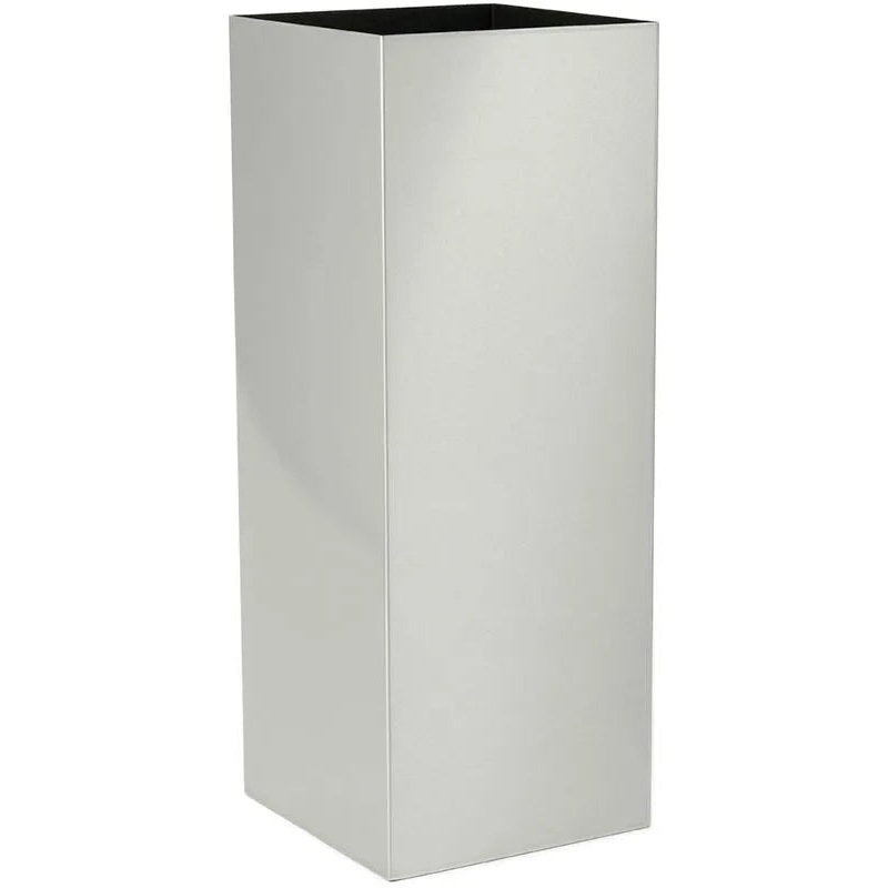 Alure Trend Plant Pot 100cm Height 36cm Dia Aluminium brushed lacquered