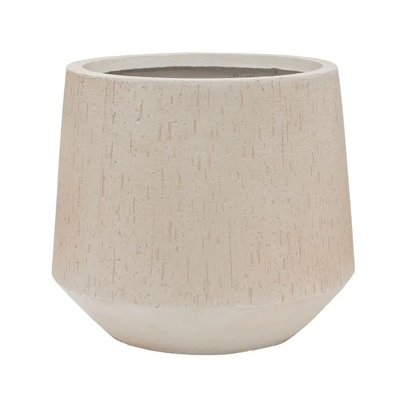 Baq Raindrop Plant Pot 37cm Height 31cm Dia Darcy Beige