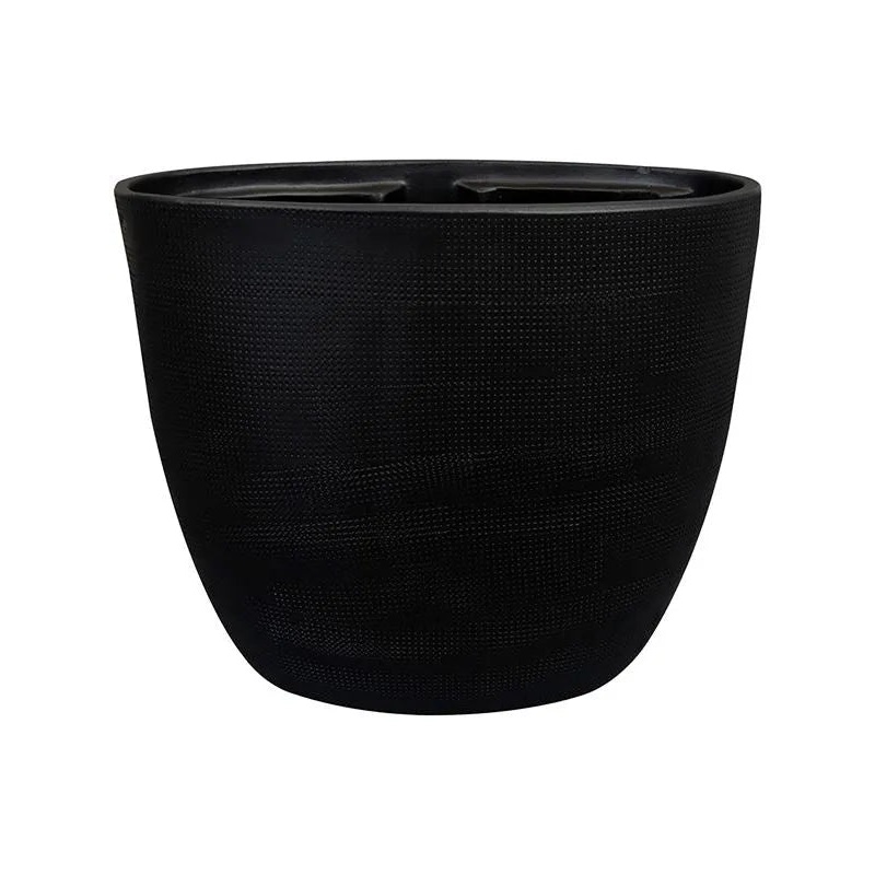 Norell Plant Pot 26cm Height 12cm Dia Planter Black