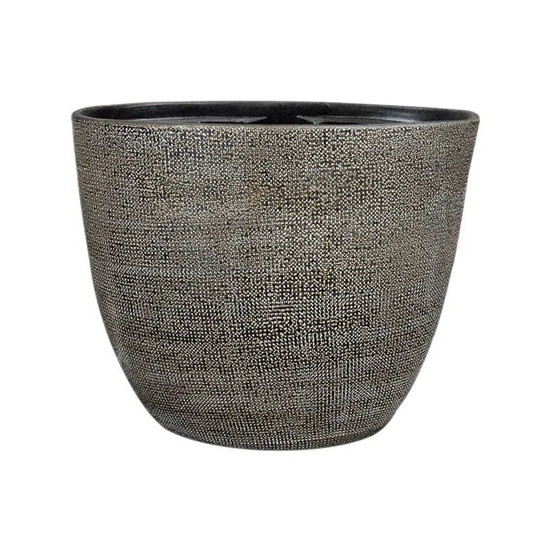 Norell Plant Pot 26cm Height 12cm Dia Planter Latte Brown