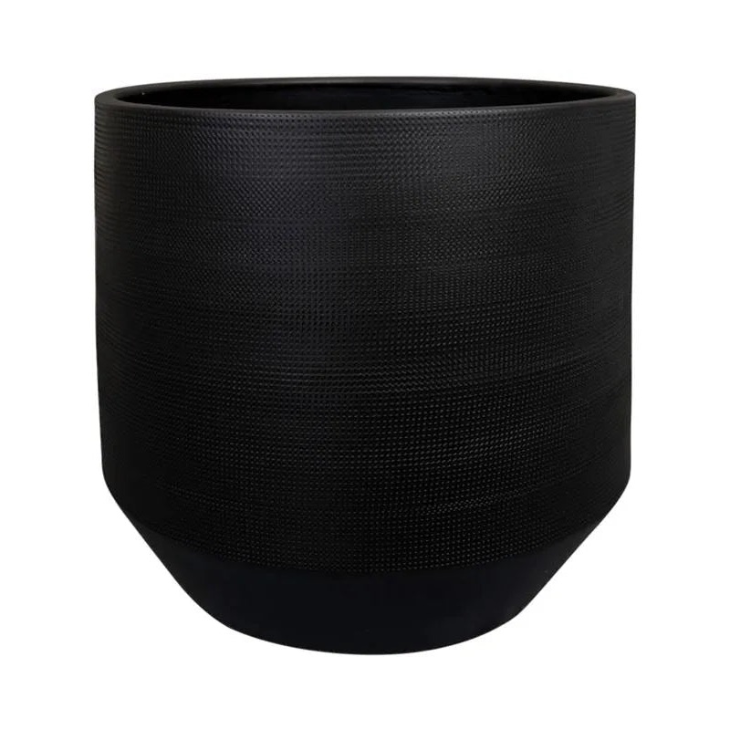 Norell Plant Pot 28cm Height 26cm Dia Pot Black
