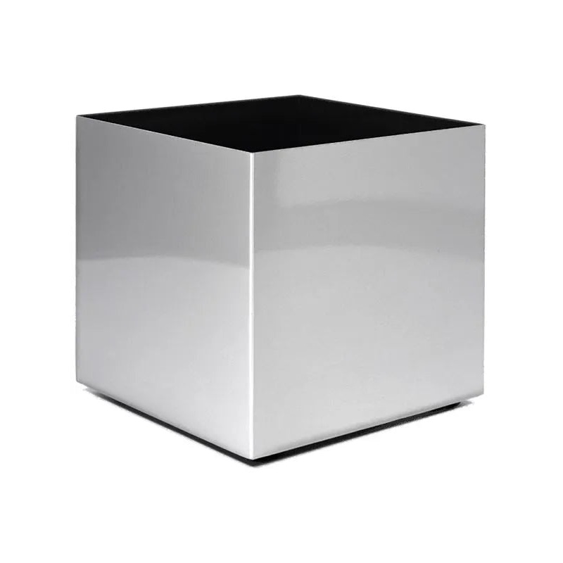 Alure Trend Plant Pot 50cm Height 45cm Dia Aluminium brushed lacquered