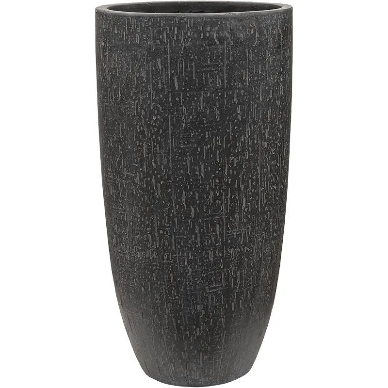 Baq Raindrop Plant Pot 62cm Height 28cm Dia Partner Anthracite