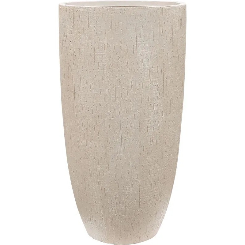 Baq Raindrop Plant Pot 79cm Height 38cm Dia Partner Beige