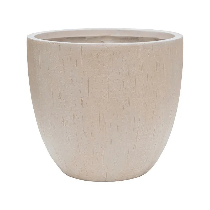 Baq Raindrop Plant Pot 33cm Height 32cm Dia Couple Beige