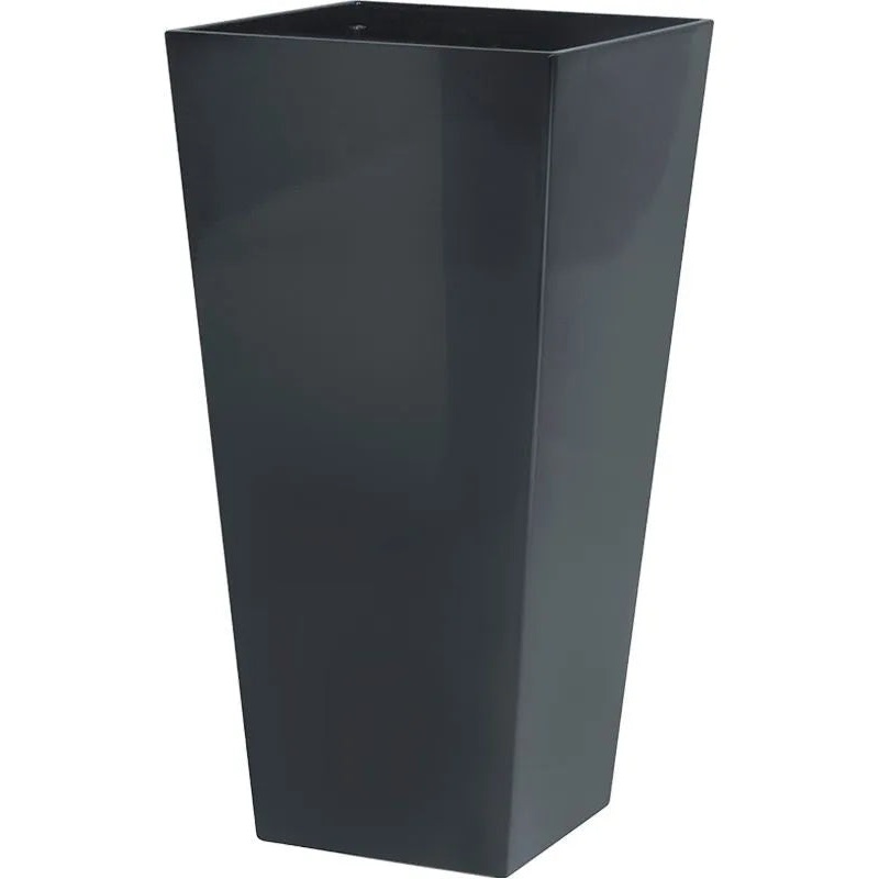Runner Plant Pot 70cm Height 33cm Dia Square RAL 7016 anthracite