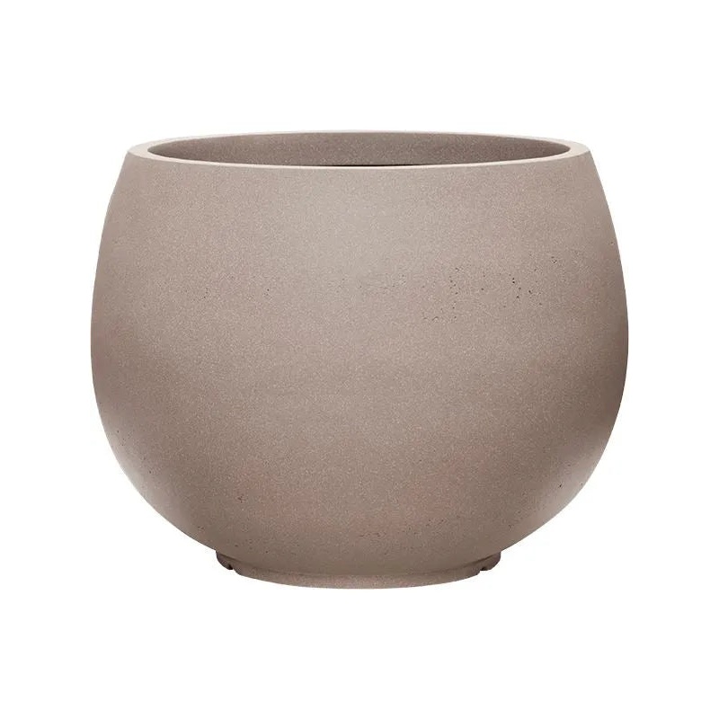 Rotunda Urban Plant Pot 38.5cm Height 39.5cm Dia Globe Urban Cement Grey