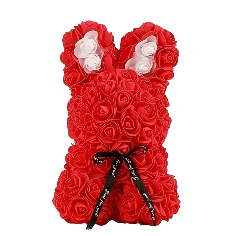 Handmade Red Bunny Rabbit