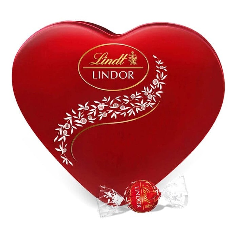 Lindt Lindor Heart Tin Gift  187g