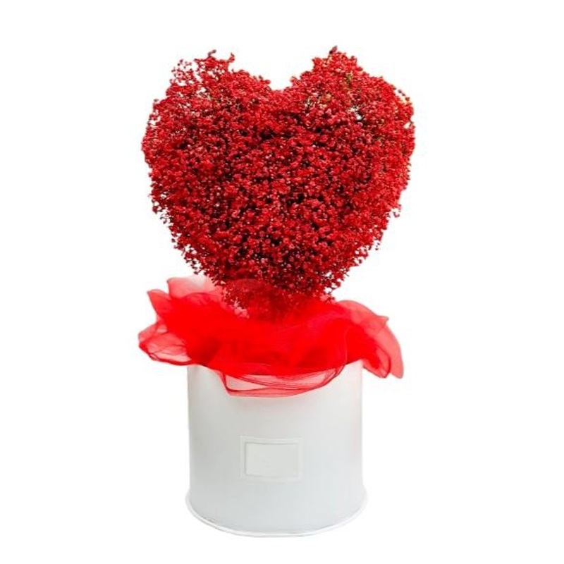 Love Gypsophila Heart in Box