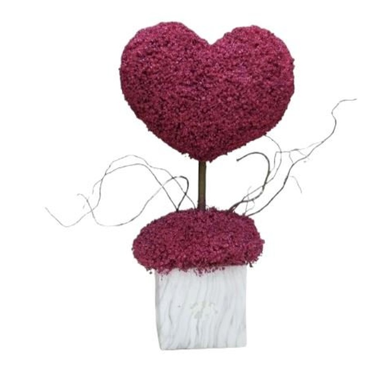 Lovely Gypsophila Heart Arrangement