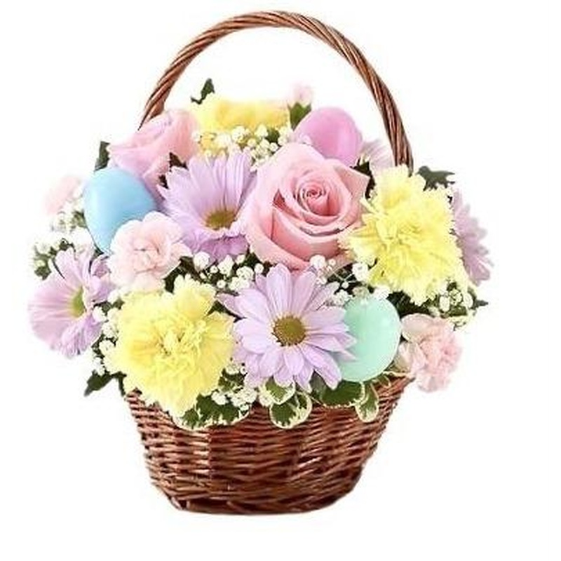 Easter Basket of Flowers