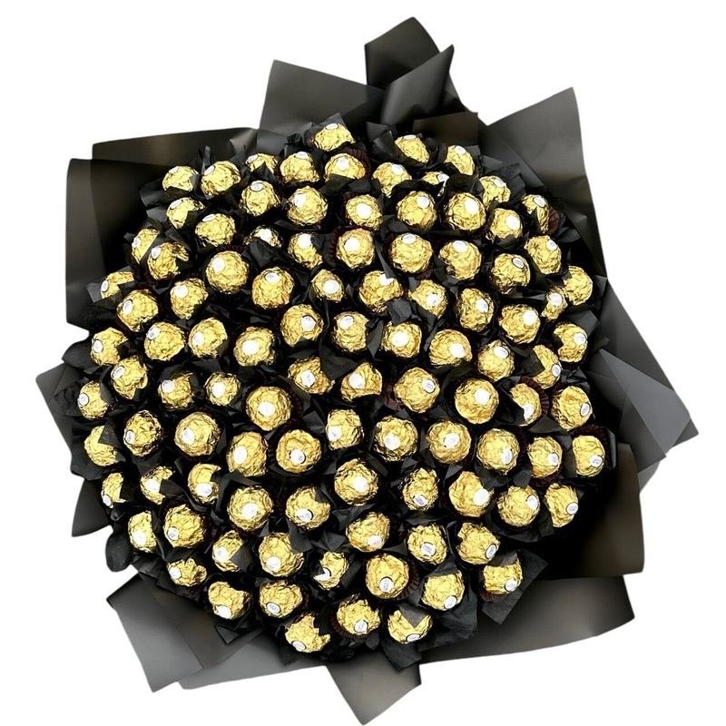 Luxury Black and Gold Chocolate Bouquet