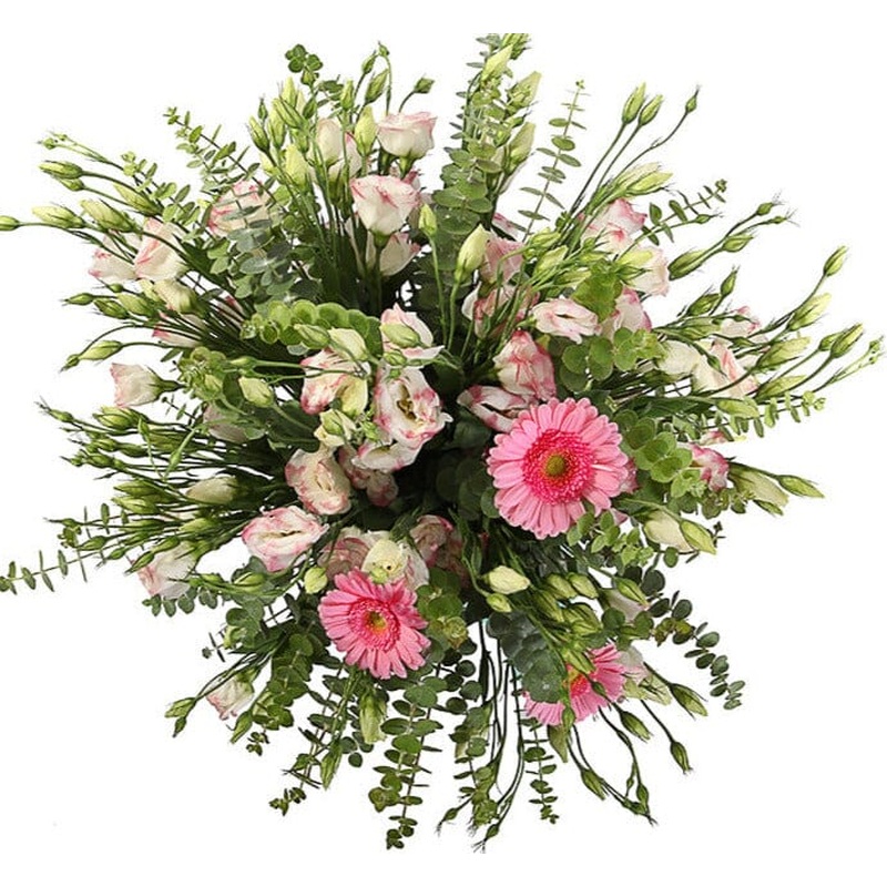 Amazing Lisianthus with Gerberas Bouquet