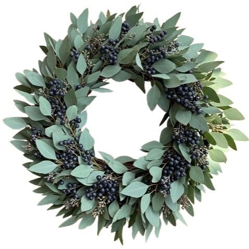 Harvest Blueberry Wreath