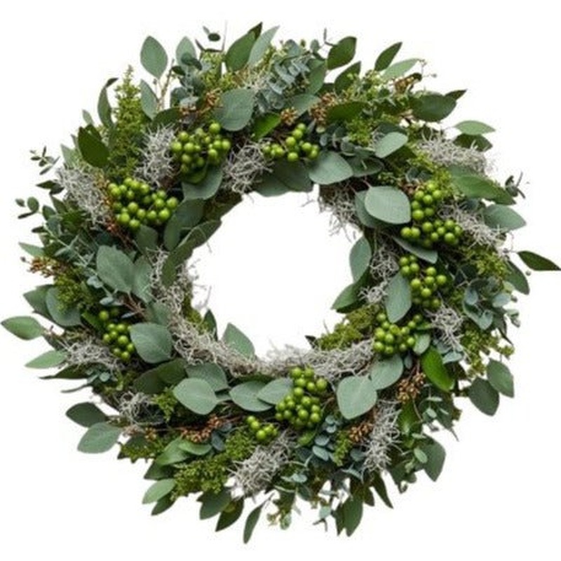 Green Berries Natural Wreath