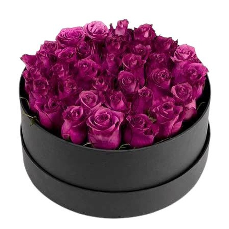 Blueberry Roses Luxury Box