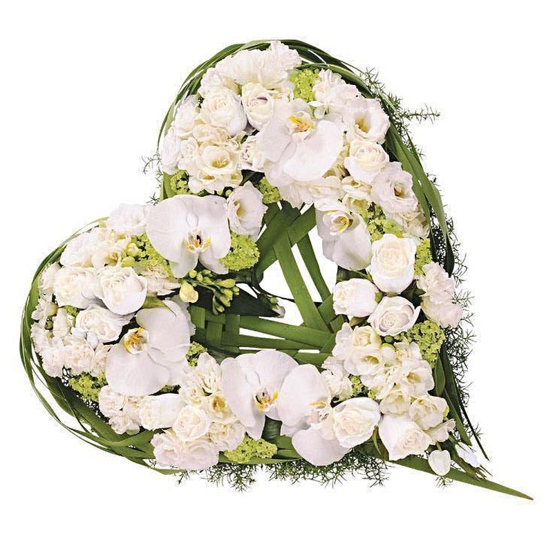 Luxury Modern  White Open Heart